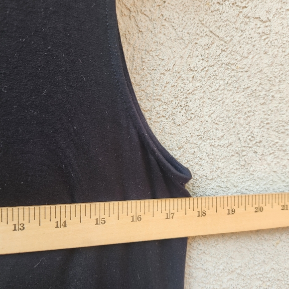 Eileen Fisher Women's Vest Small Black Whimsigoth Witchy Oversized Knit Pockets - Picture 10 of 10